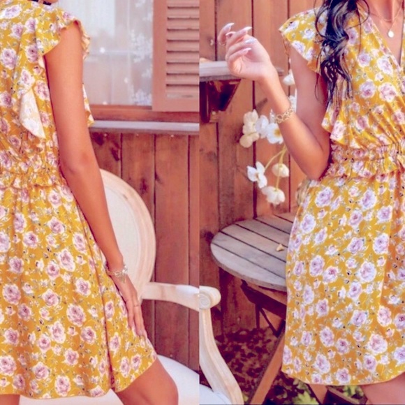 SOLD OUT SOLD OUT Floral dress 🌸 RAYON - Picture 2 of 11